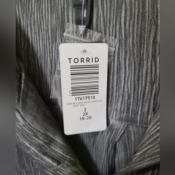 Torrid gauze cover up - Picture 3 of 4